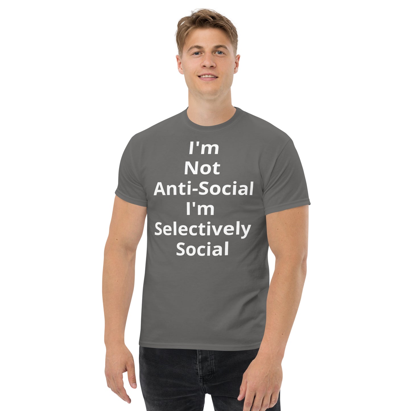 I AM NOT ANTI-SOCIAL T SHIRT