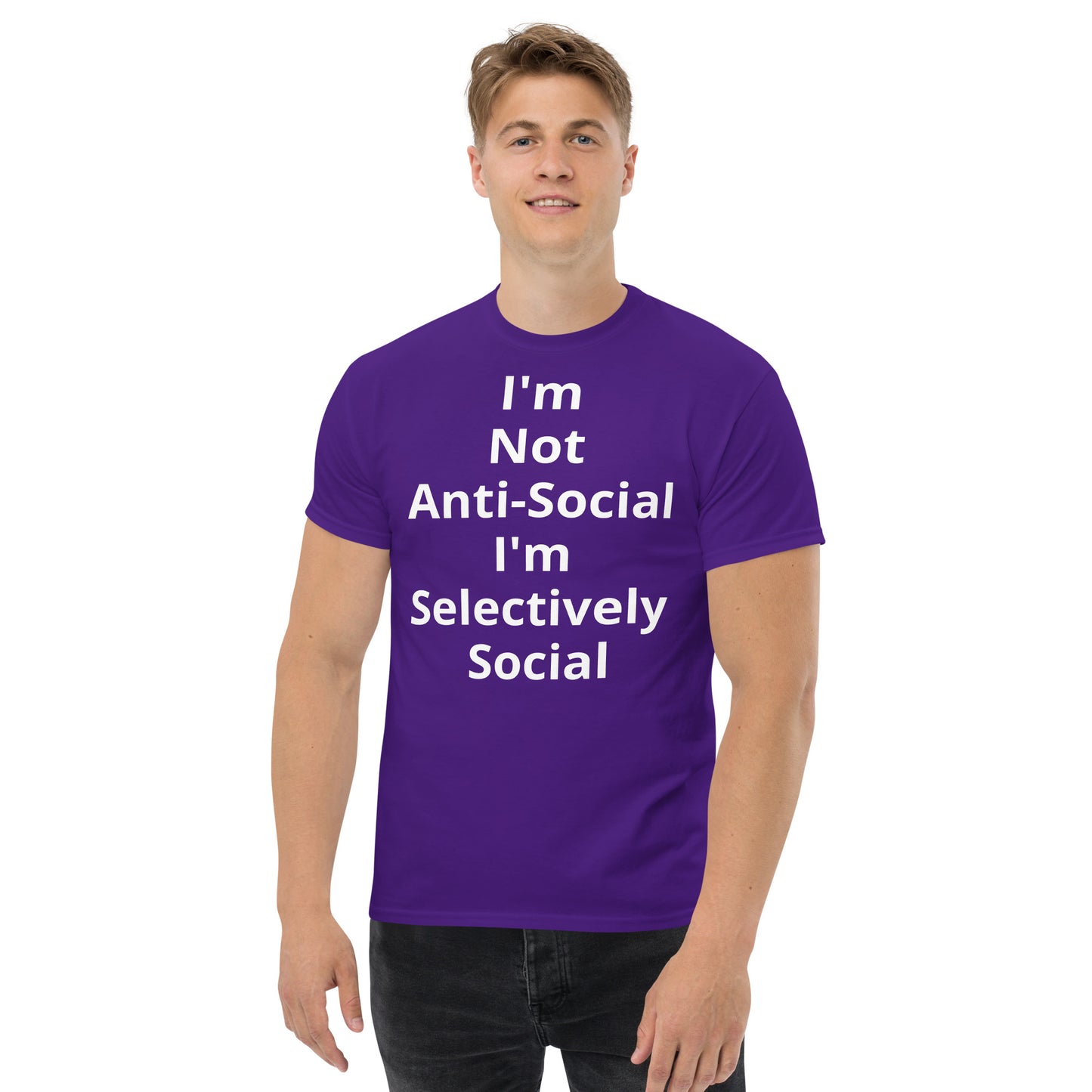 I AM NOT ANTI-SOCIAL T SHIRT