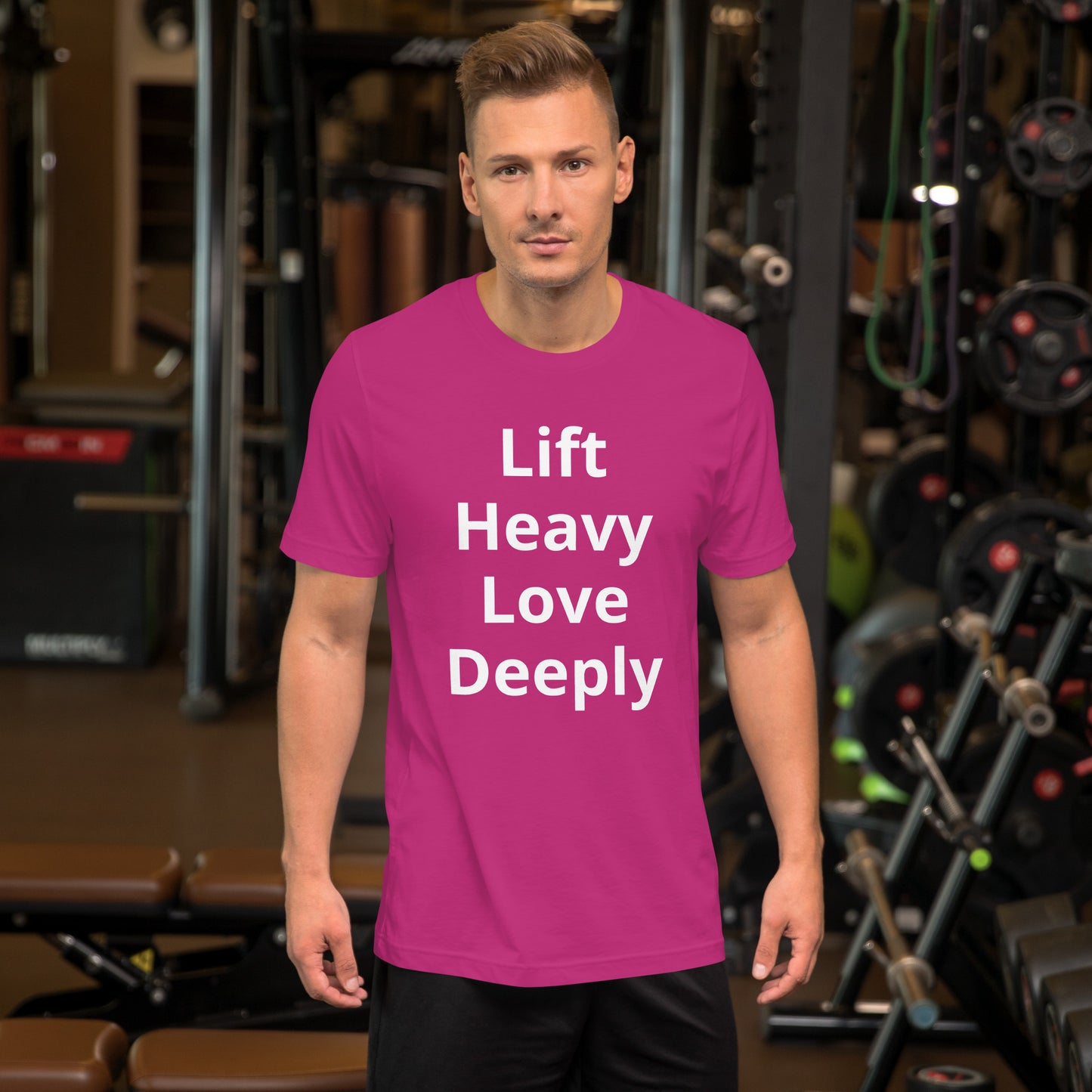 LIFT HEAVY LOVE DEEPLY T SHIRT