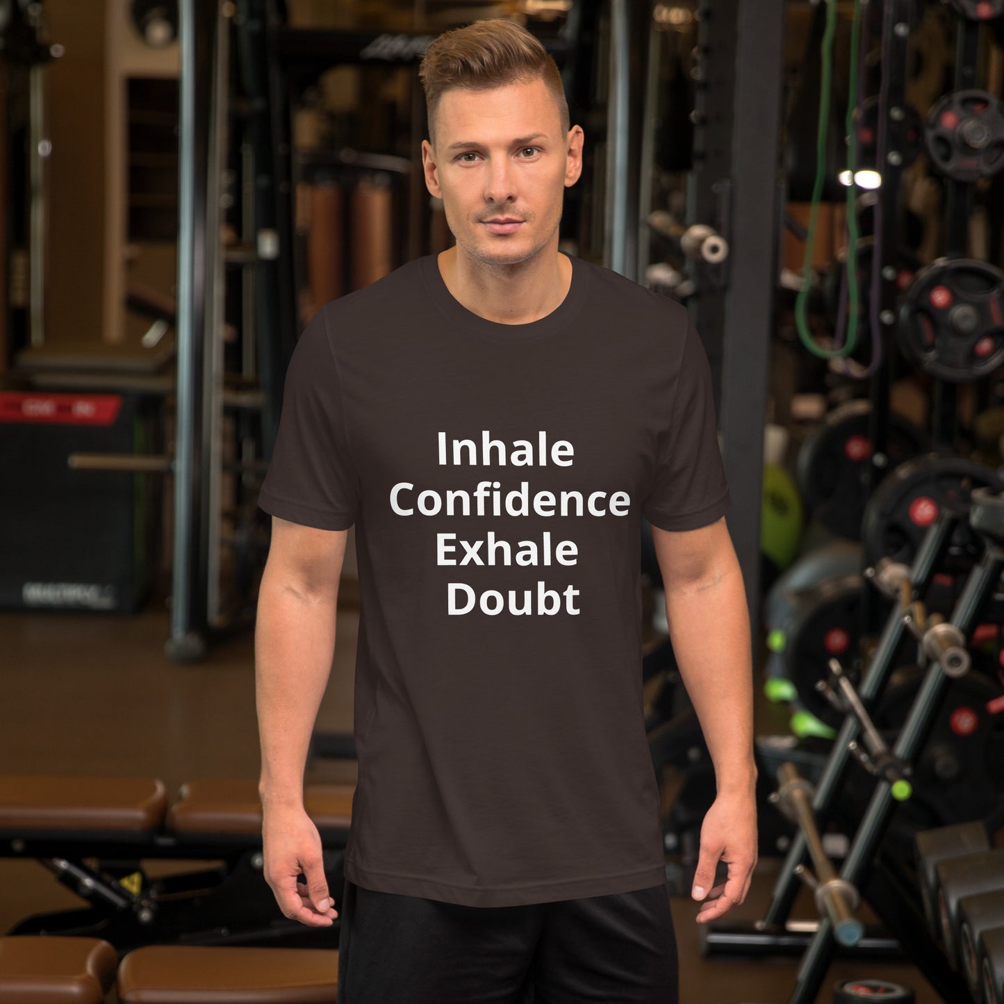 INHALE CONFIDENCE EXHALE DOUBT T SHIRT