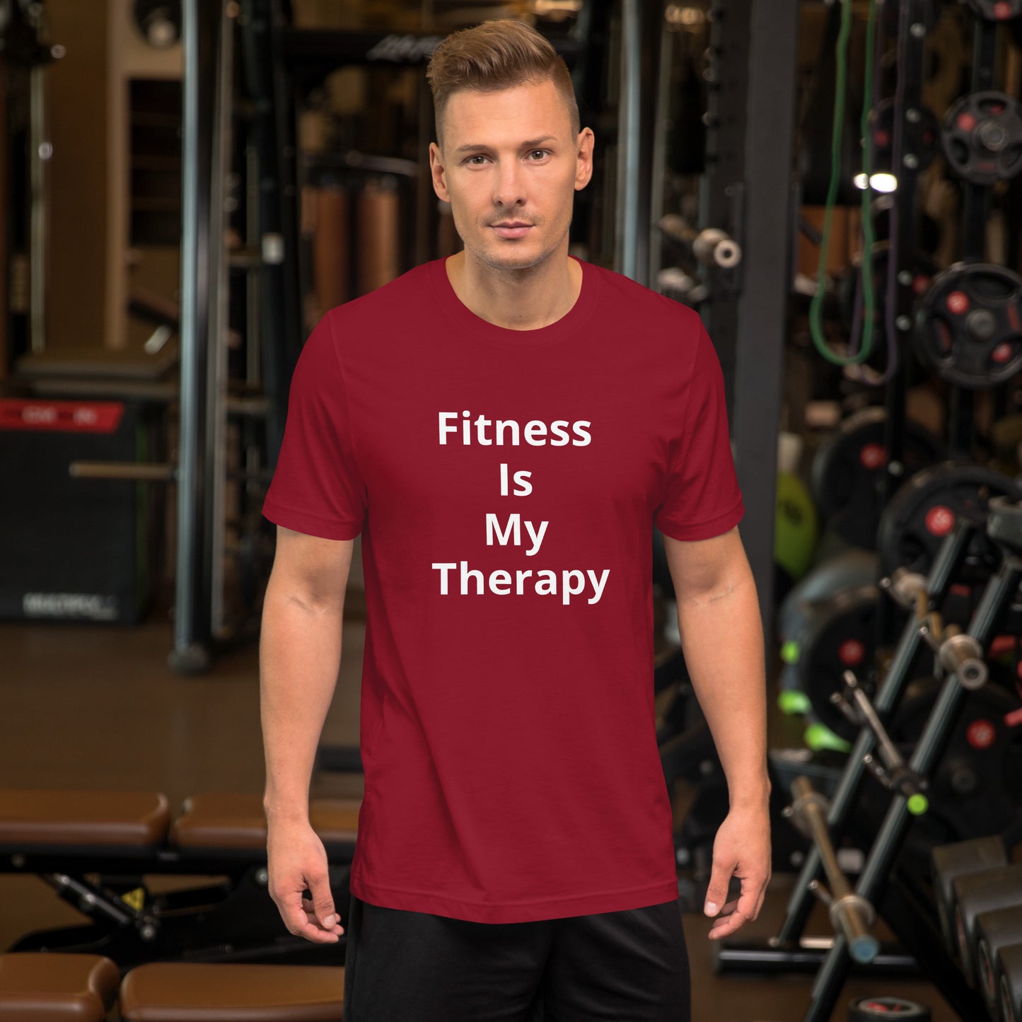 FITNESS IS MY THERAPY T SHIRT