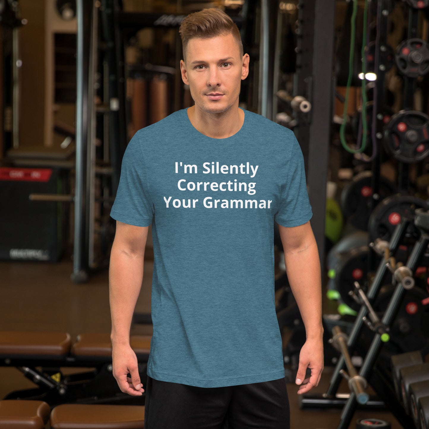 I AM SILENTLY CORRECTING YOUR GRAMMAR T SHIRT