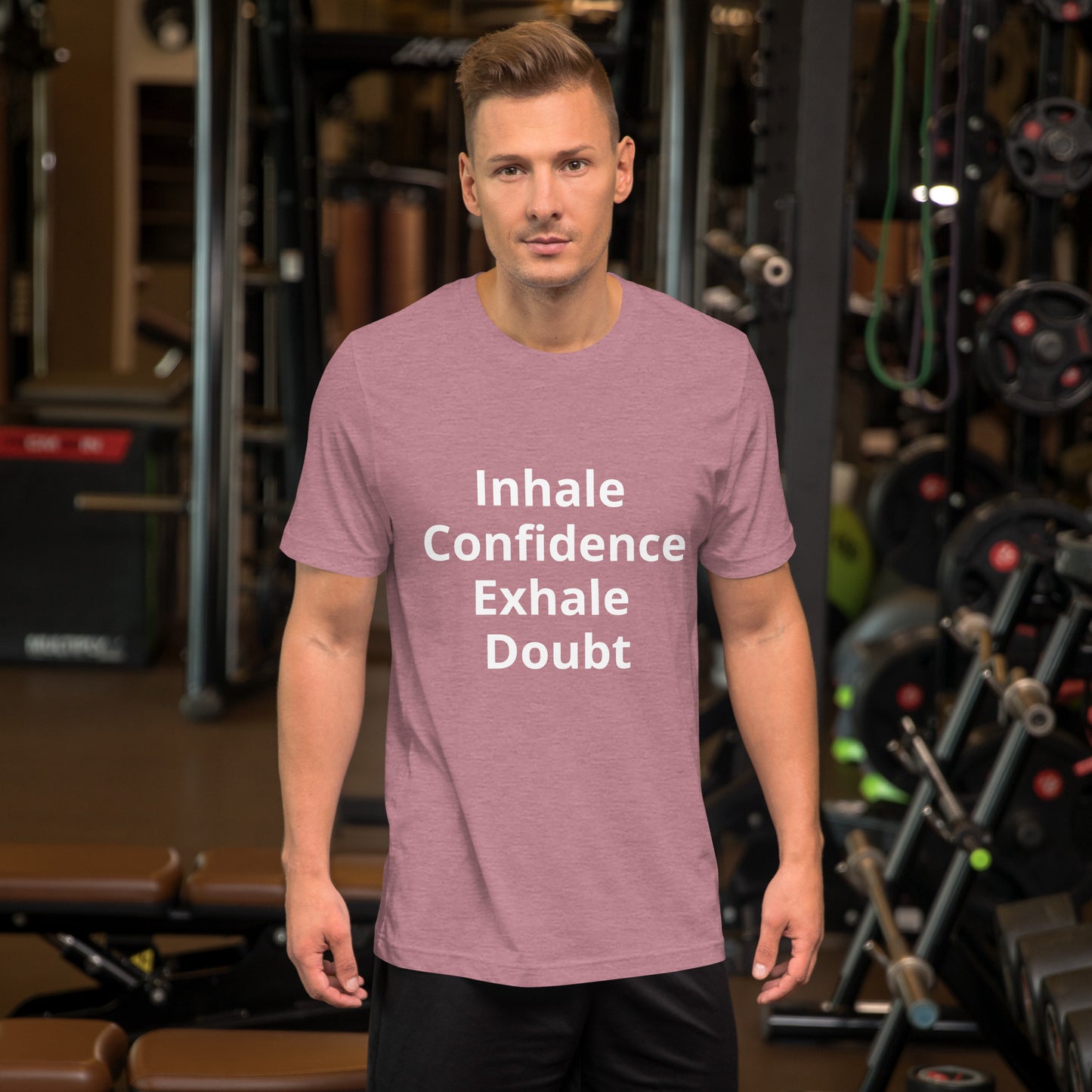 INHALE CONFIDENCE EXHALE DOUBT T SHIRT