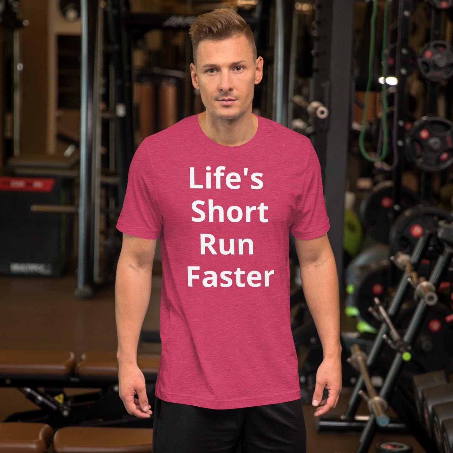 LIFE IS SHORT RUN FASTER T SHIRT