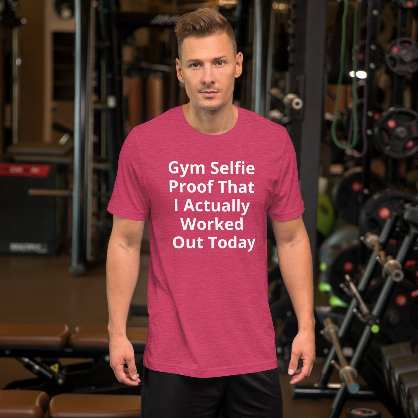 GYM SELFIE PROOF T SHIRT