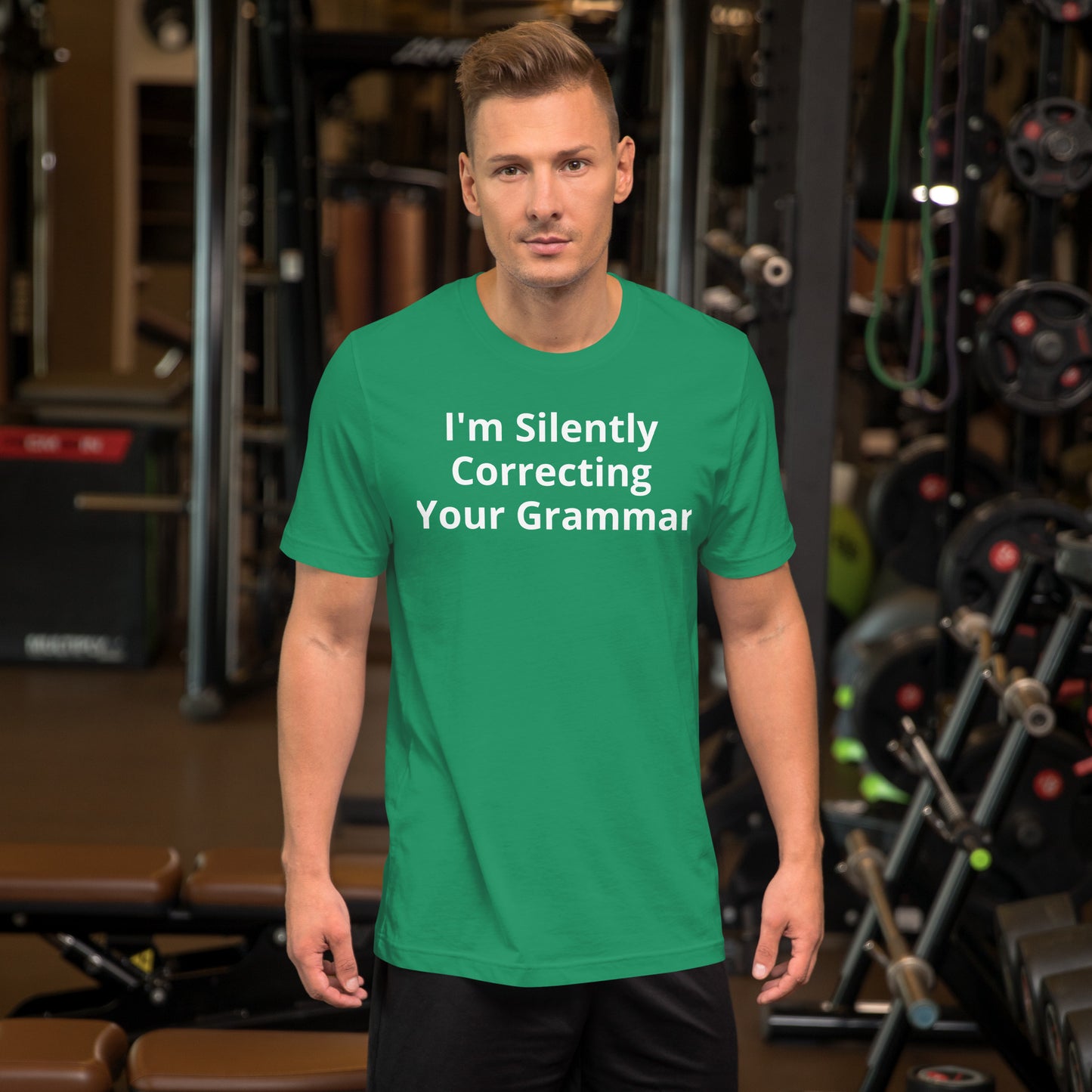 I AM SILENTLY CORRECTING YOUR GRAMMAR T SHIRT
