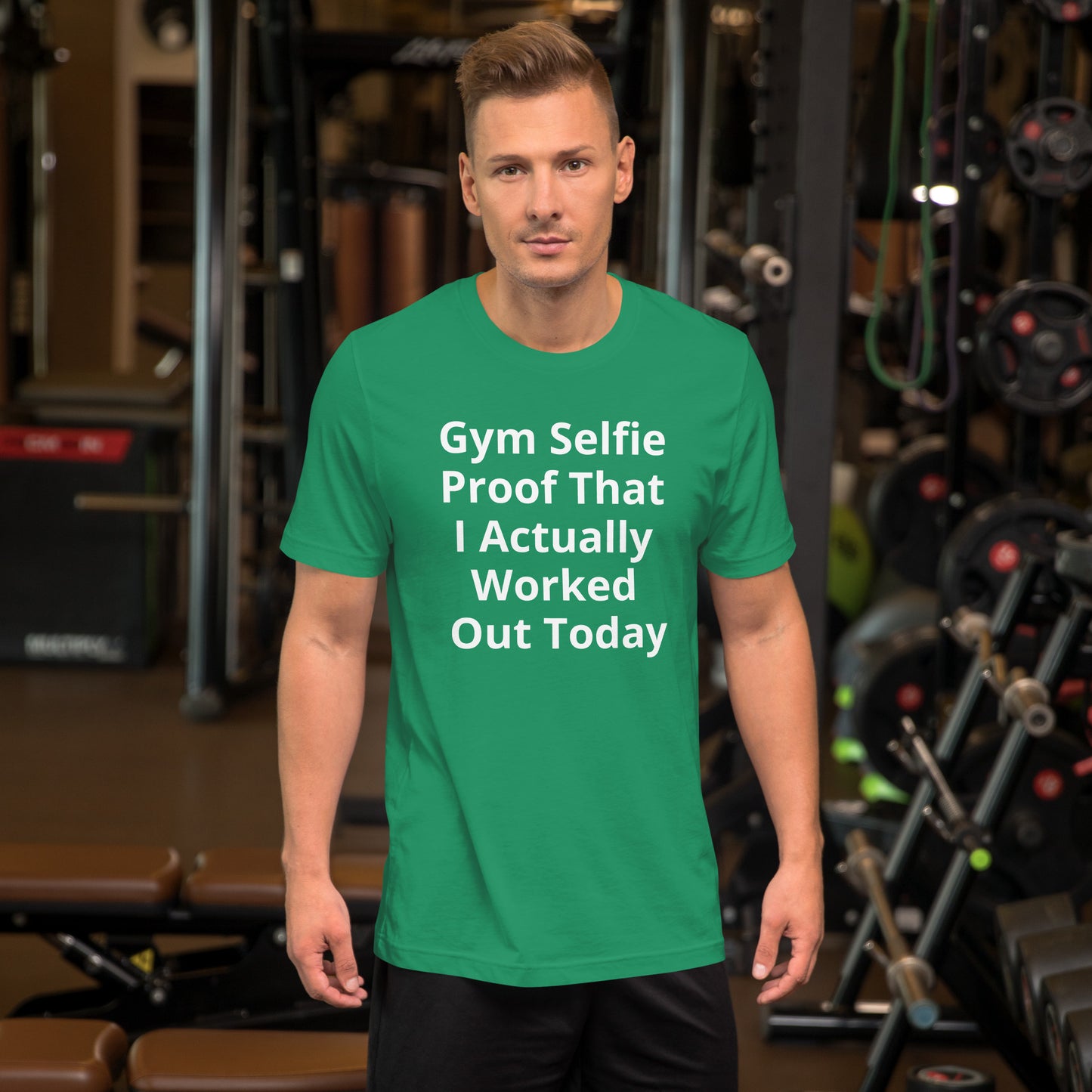 GYM SELFIE PROOF T SHIRT