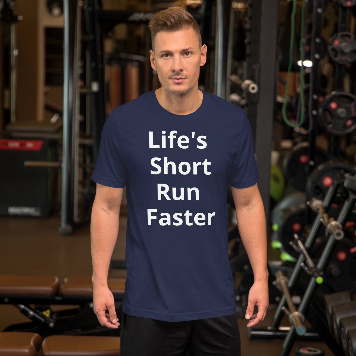 LIFE IS SHORT RUN FASTER T SHIRT
