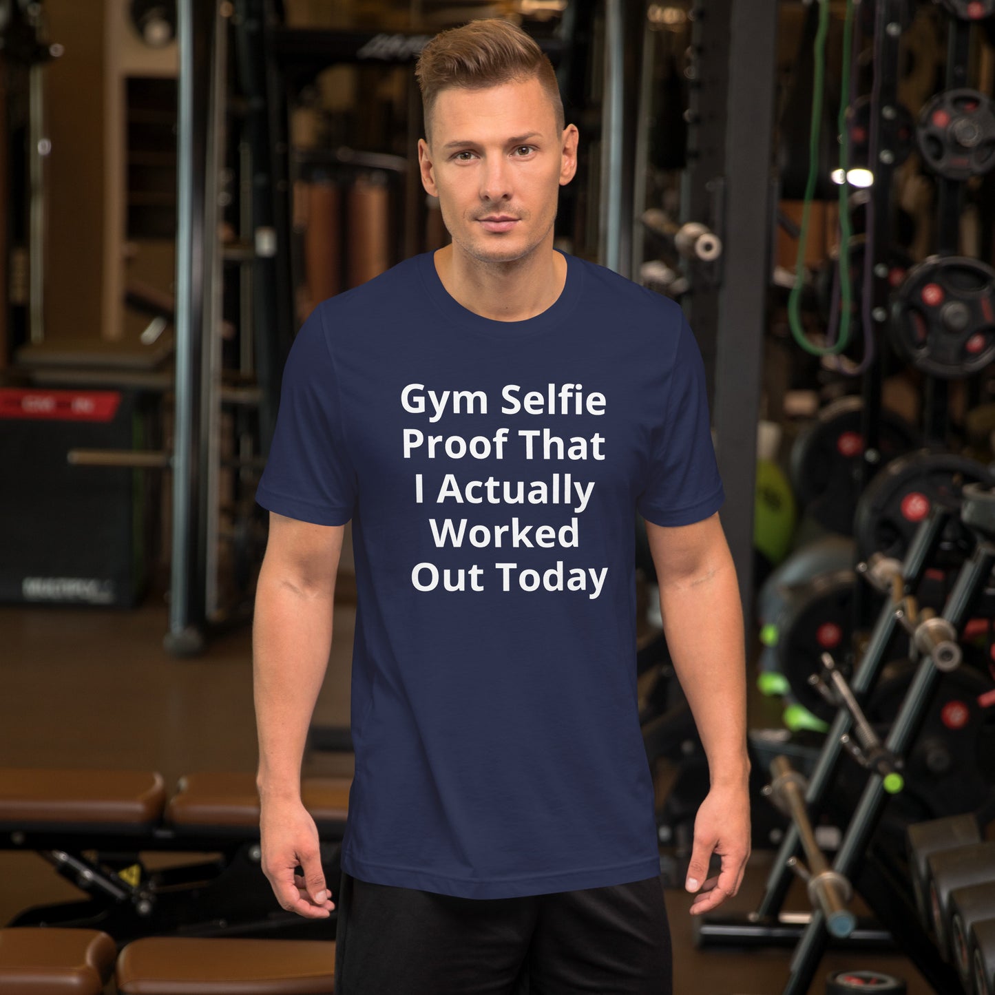 GYM SELFIE PROOF T SHIRT