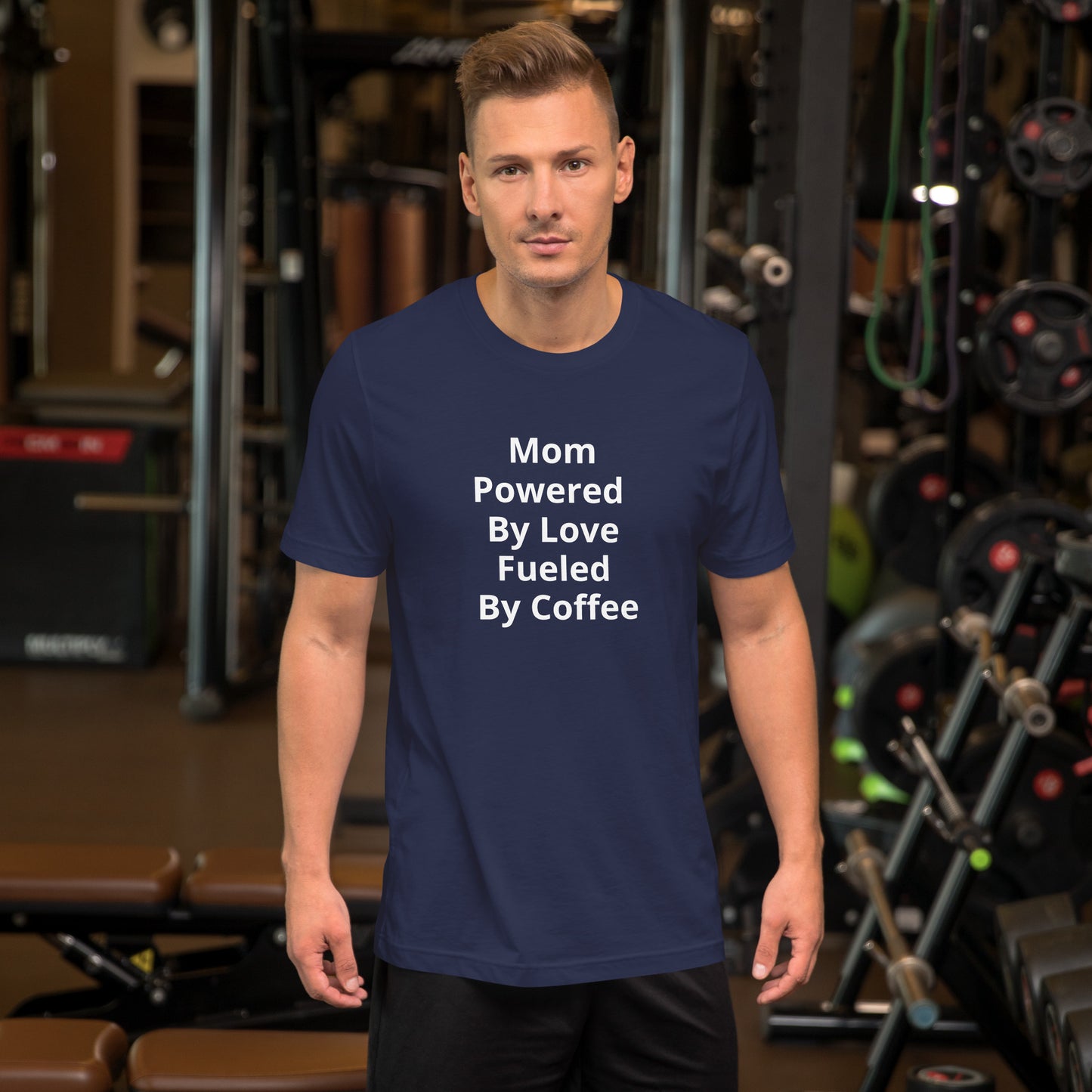 MOM POWERED BY LOVE T SHIRT