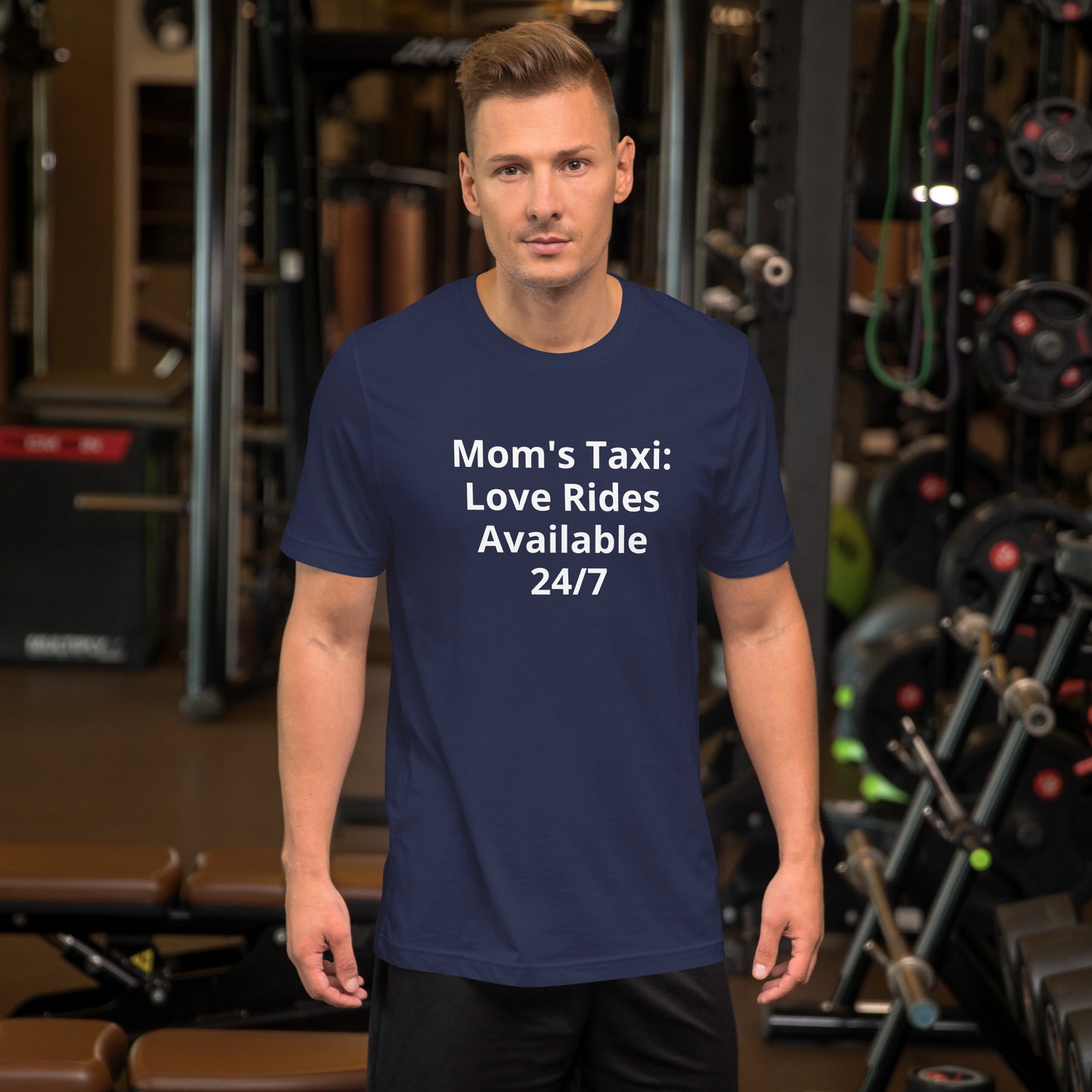MOM'S TAXI LOVE RIDES AVAILABLE T SHIRT