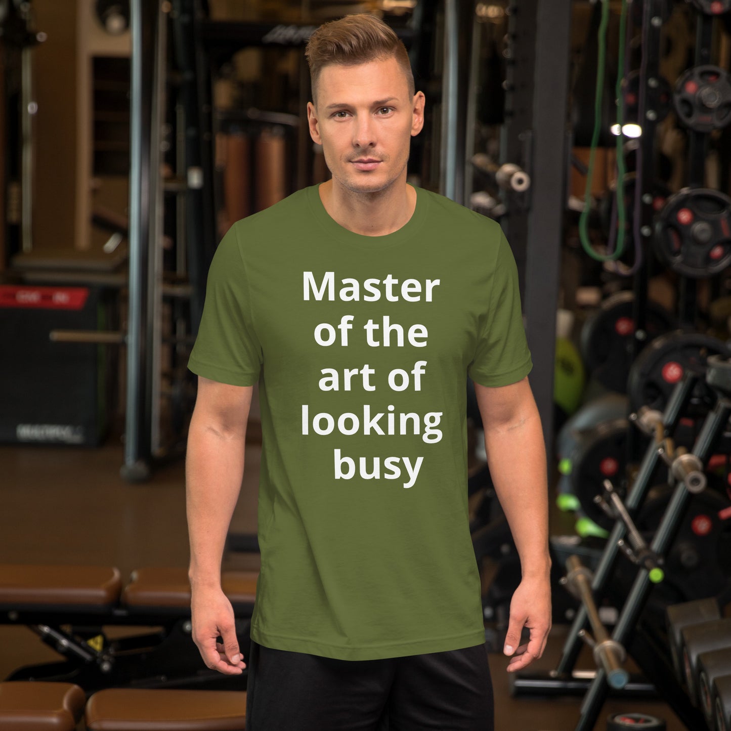 MASTER OF THE ART LOOKING BUSY T SHIRT
