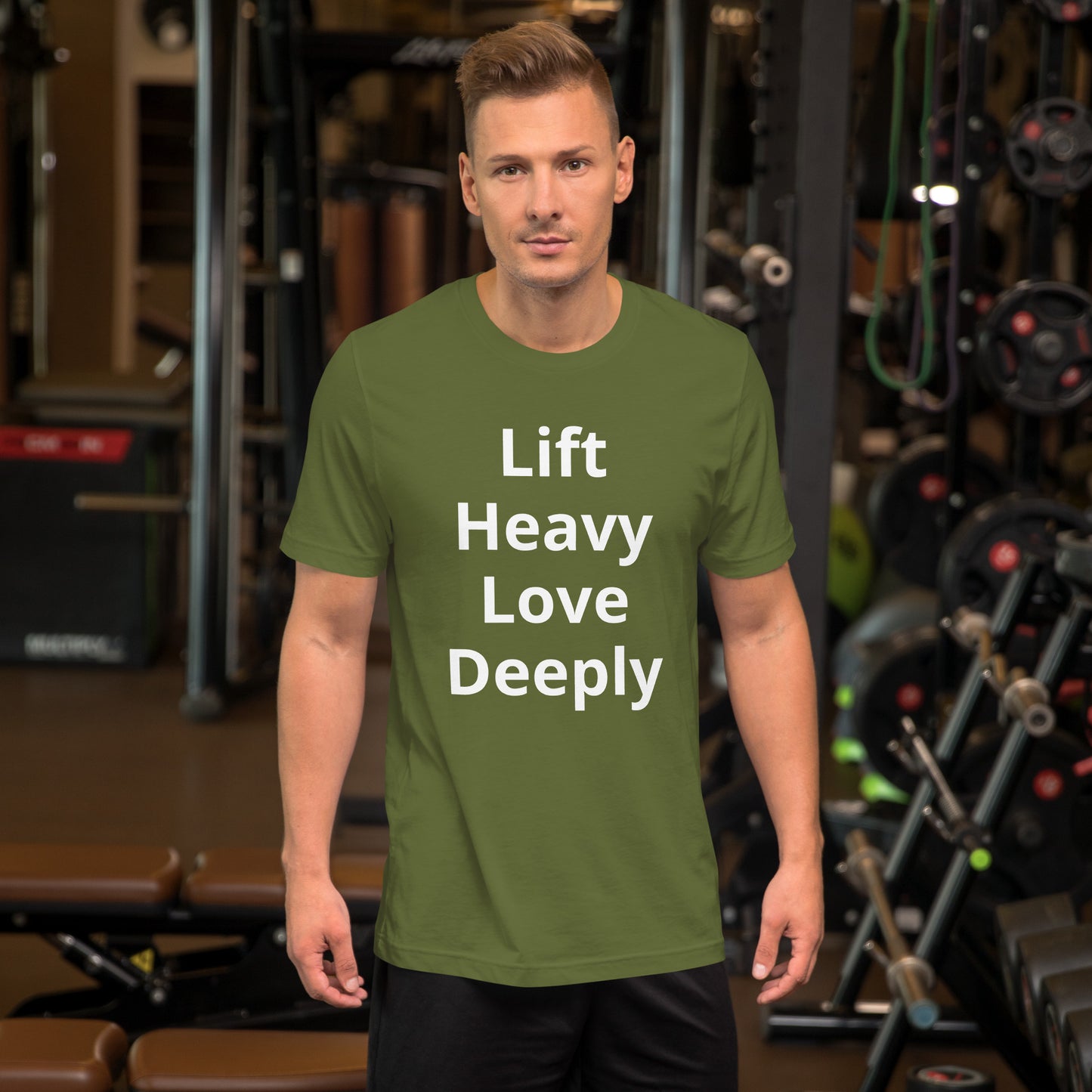 LIFT HEAVY LOVE DEEPLY T SHIRT