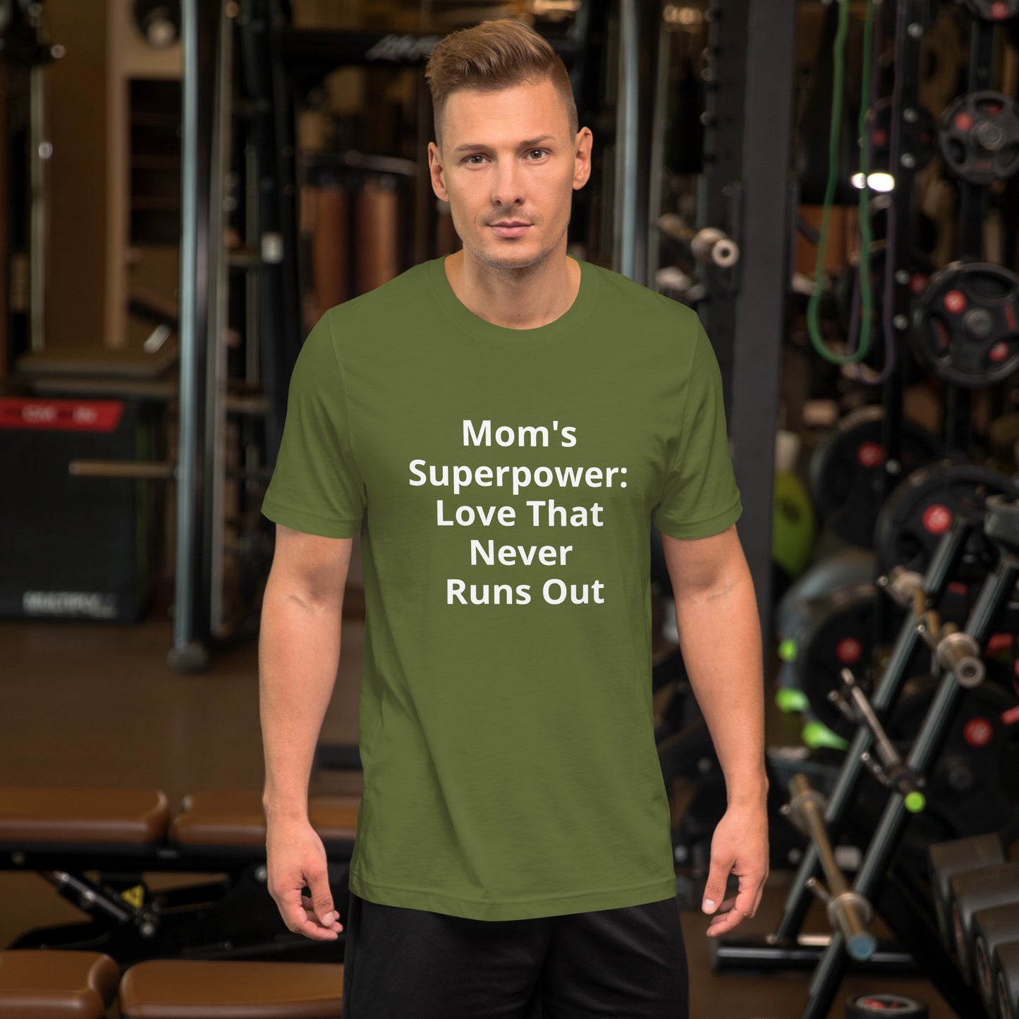 MOMS SUPERPOWER LOVE THAT NEVER RUNS OUT T SHIRT