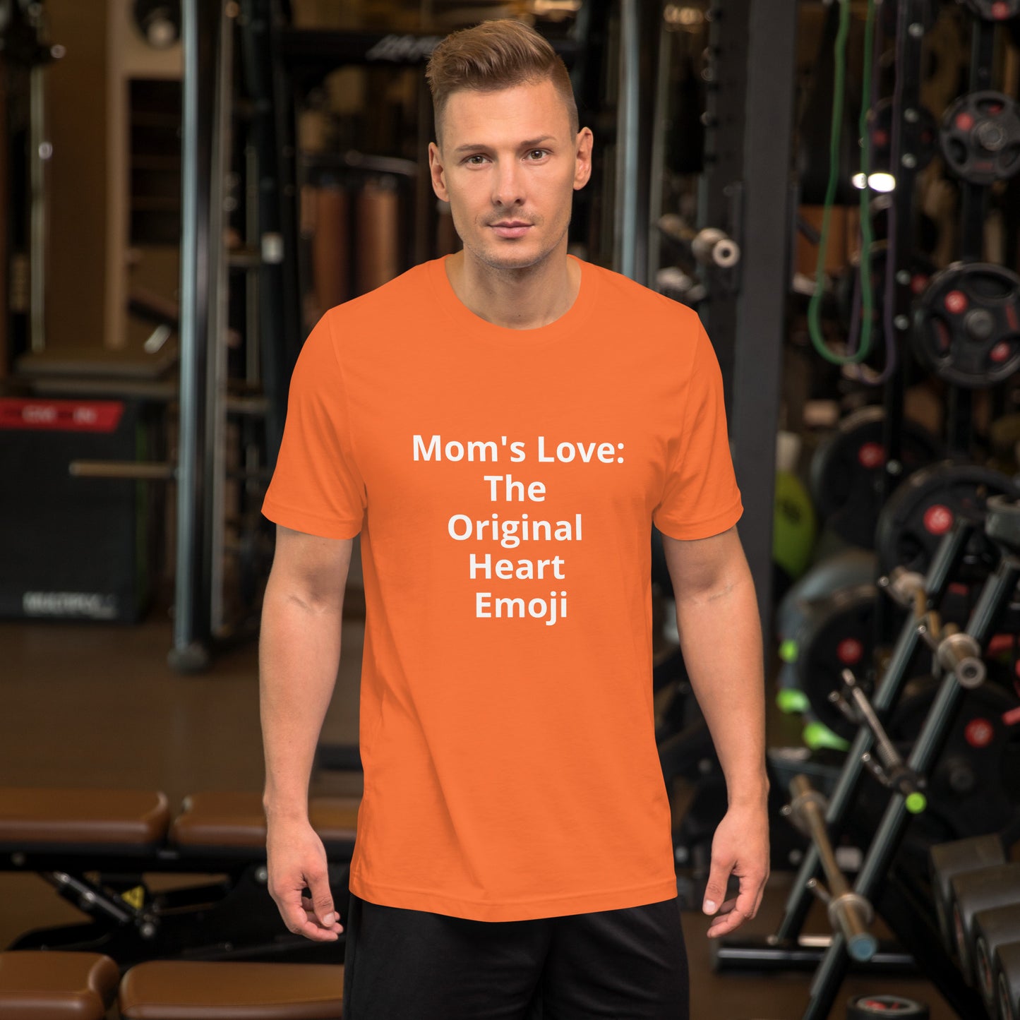MOMS LOVE THE ORIGINAL HEART EMOJI T SHIRT
