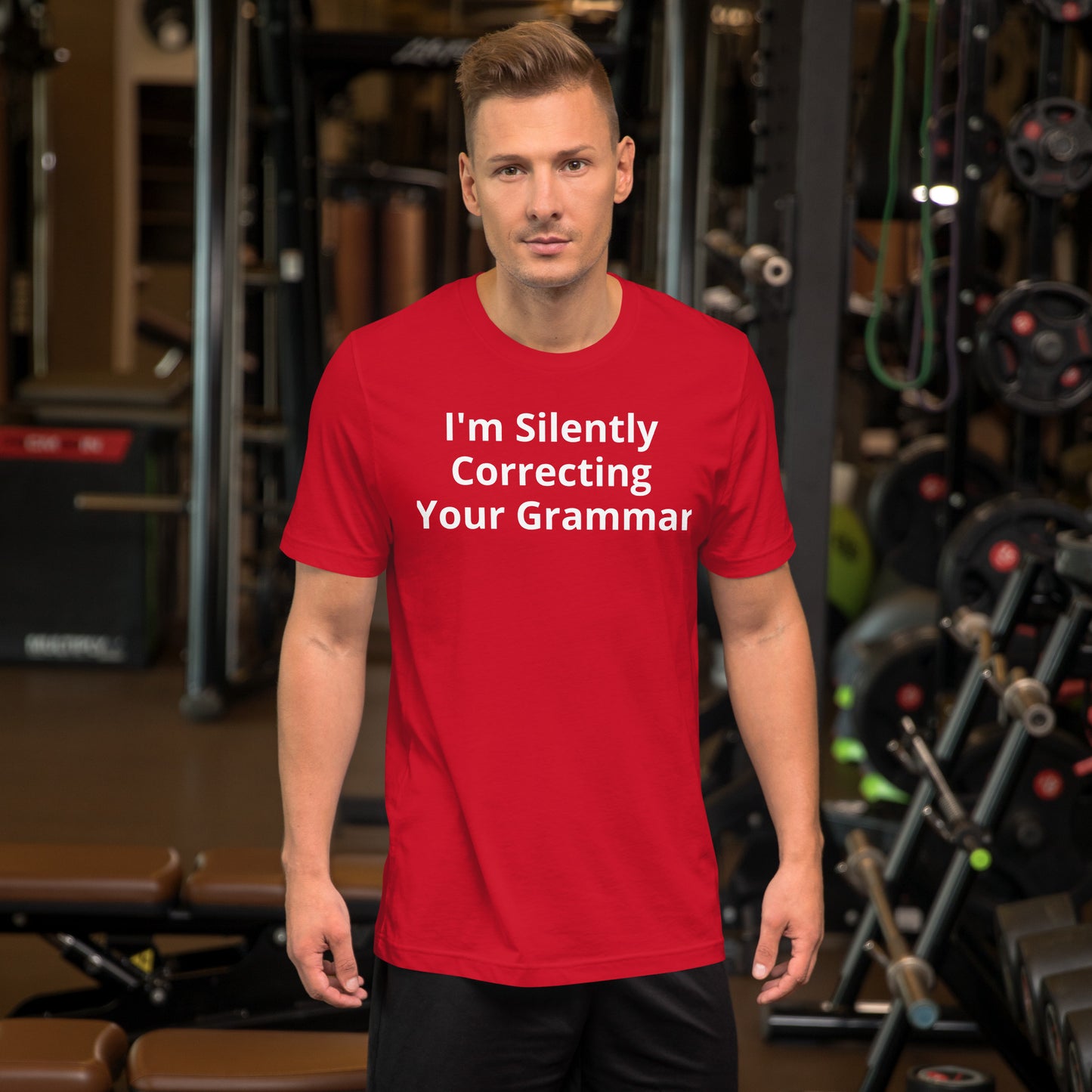 I AM SILENTLY CORRECTING YOUR GRAMMAR T SHIRT