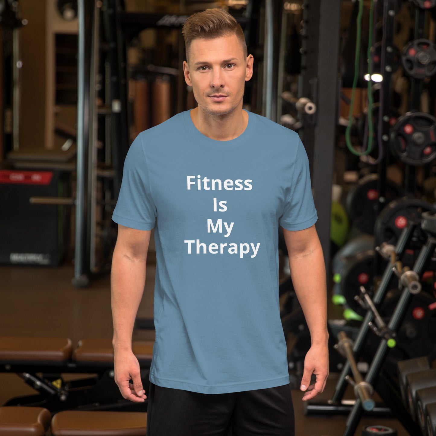 FITNESS IS MY THERAPY T SHIRT