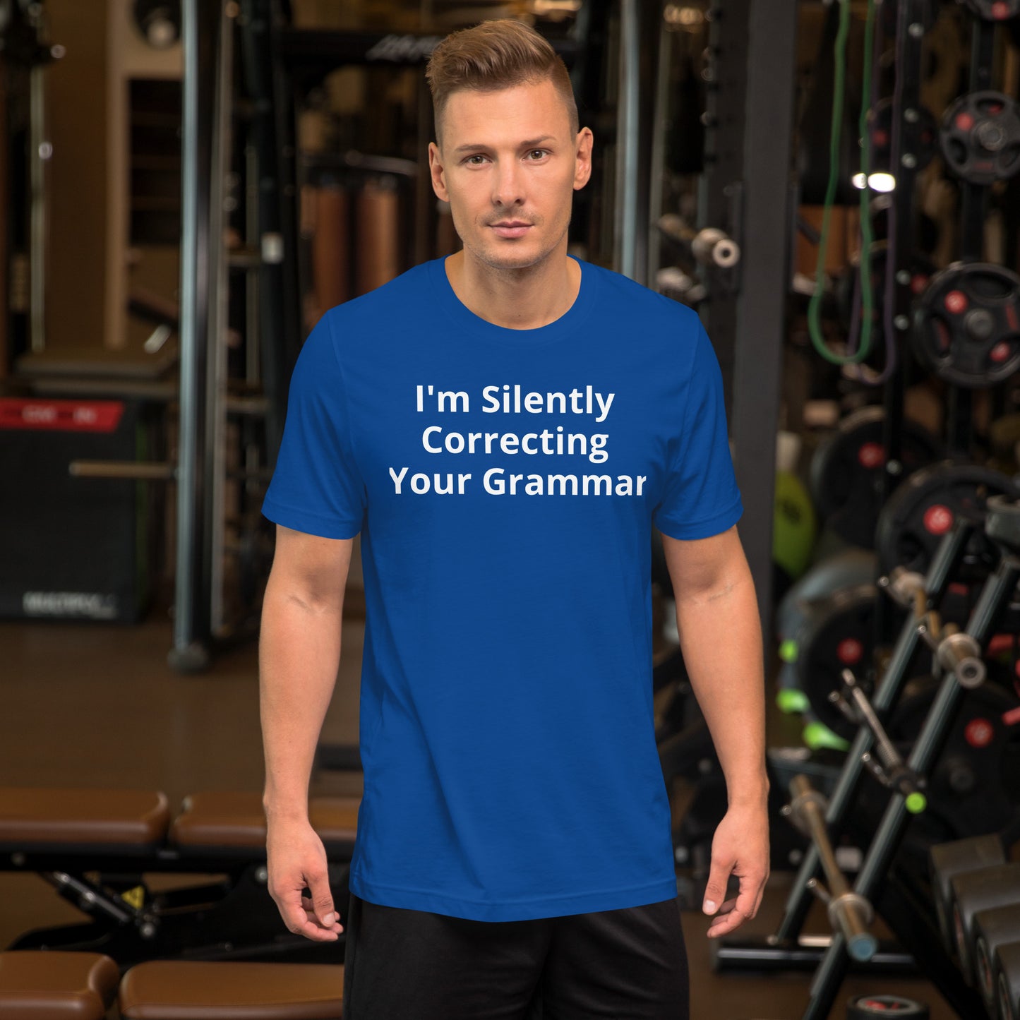 I AM SILENTLY CORRECTING YOUR GRAMMAR T SHIRT