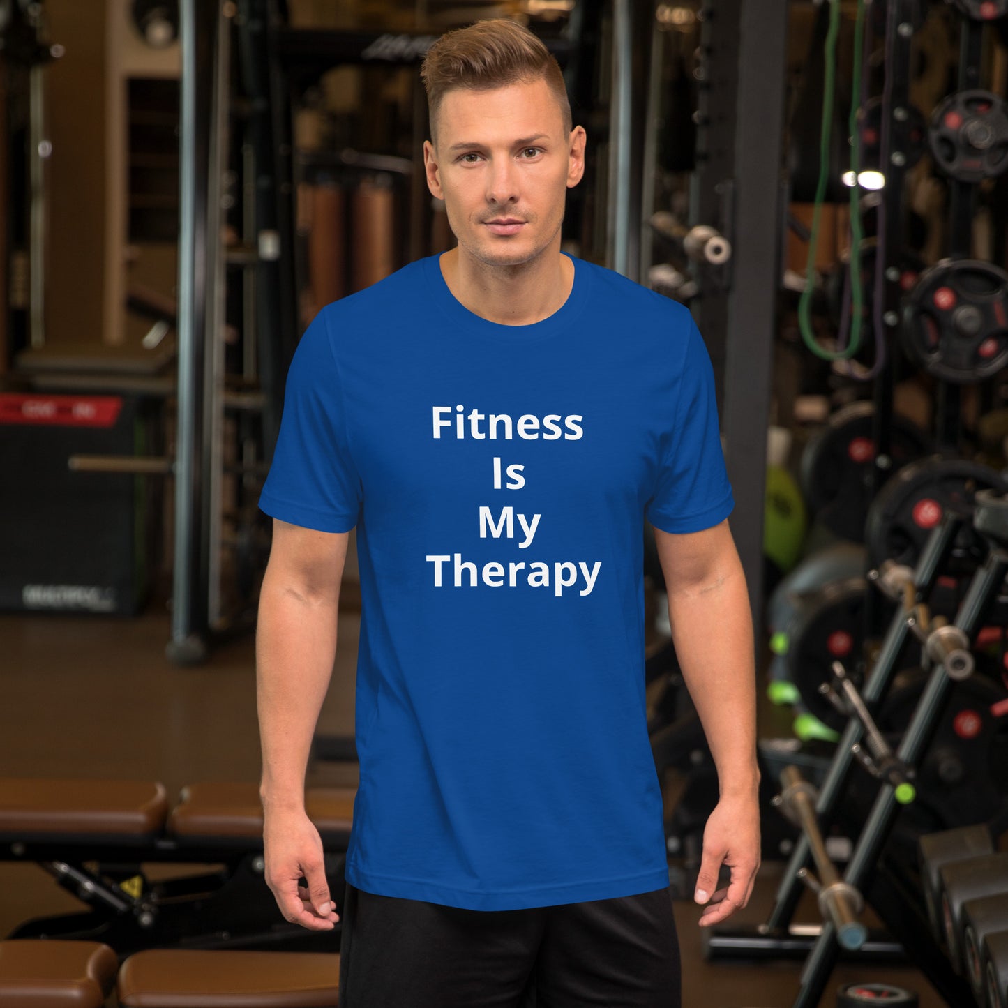 FITNESS IS MY THERAPY T SHIRT