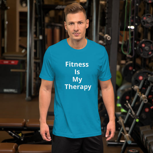 FITNESS IS MY THERAPY T SHIRT