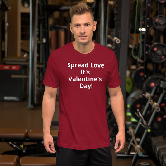 SPREAD LOVE ITS VALENTINES DAY T SHIRT