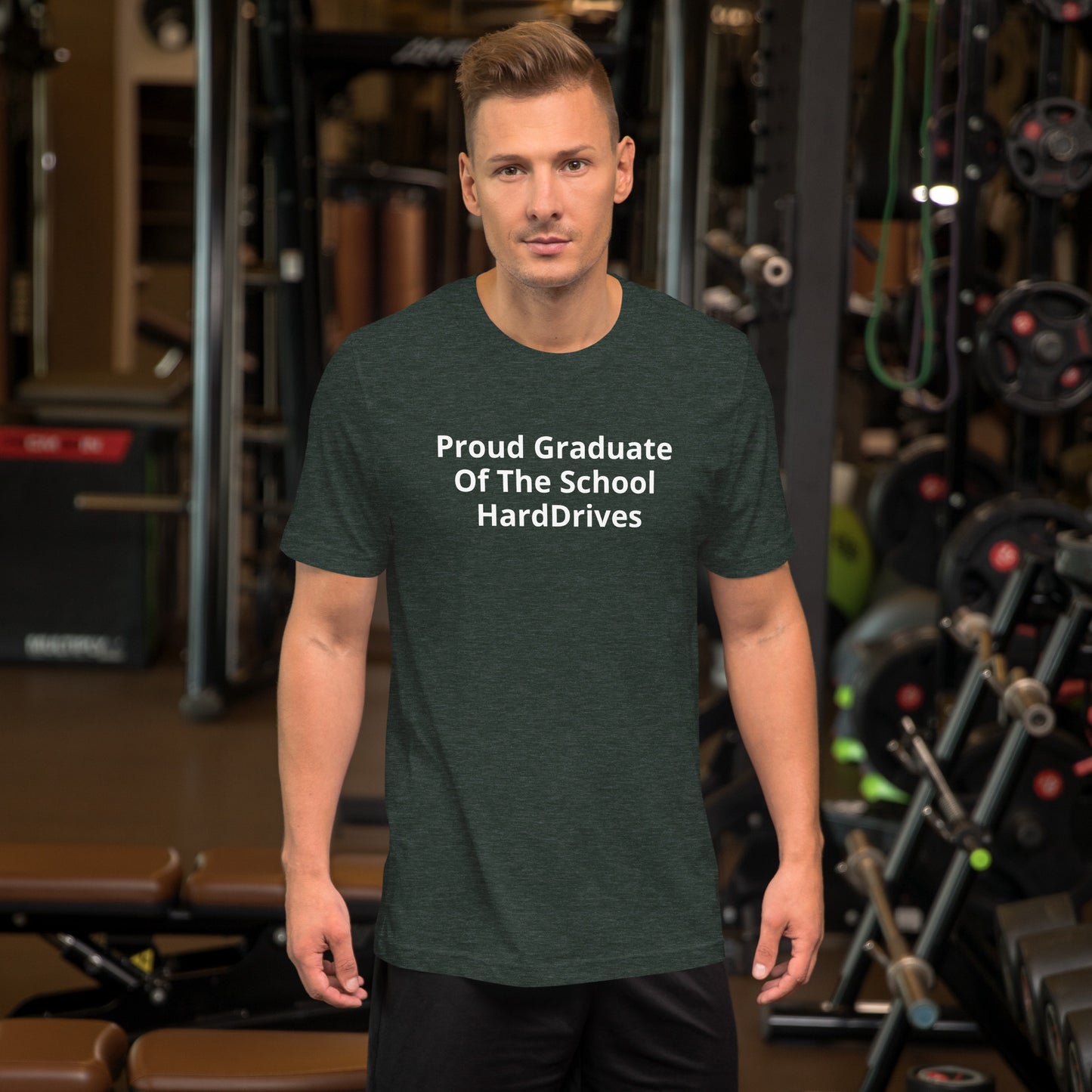 PROUD GRADUATE OF THE SCHOOL HARD DRIVES T SHIRT