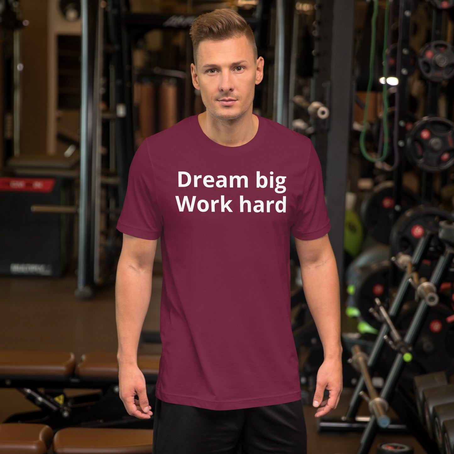 DREAM BIG WORK HARD T SHIRT