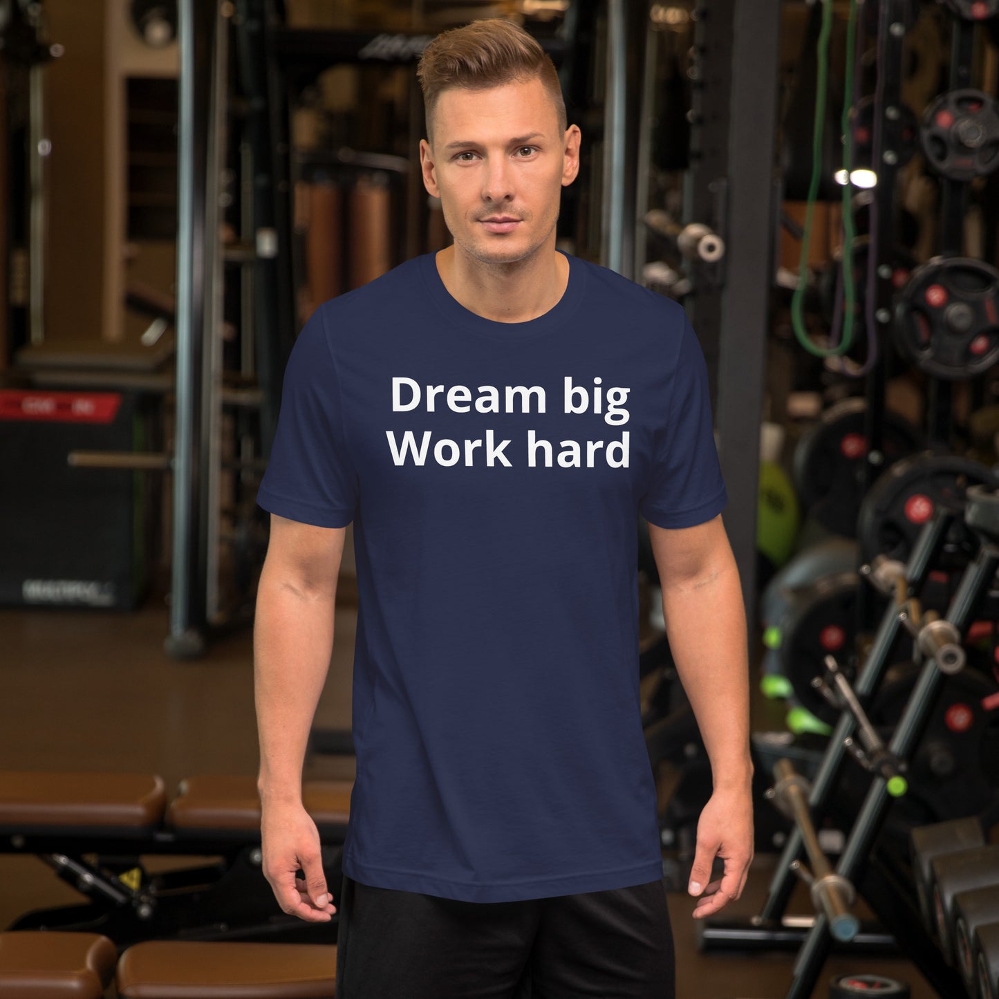 DREAM BIG WORK HARD T SHIRT