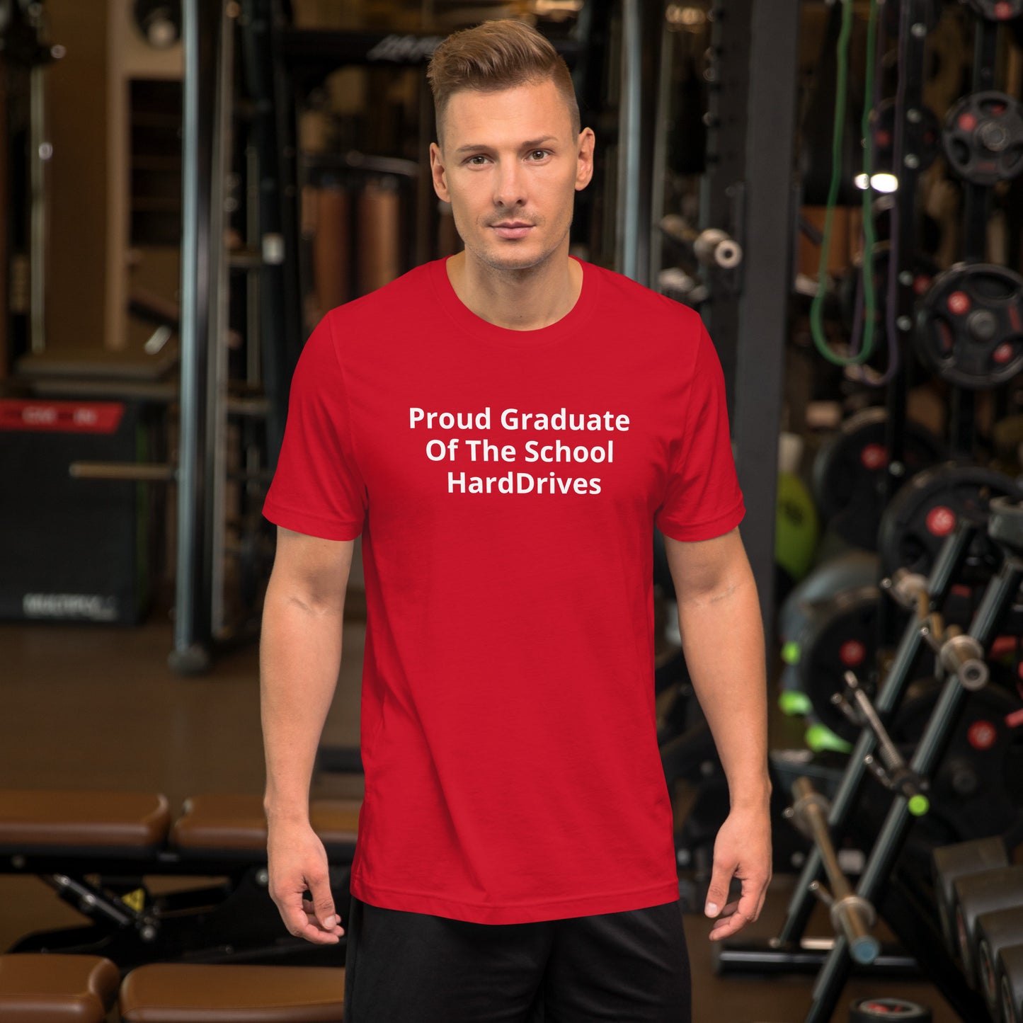 PROUD GRADUATE OF THE SCHOOL HARD DRIVES T SHIRT