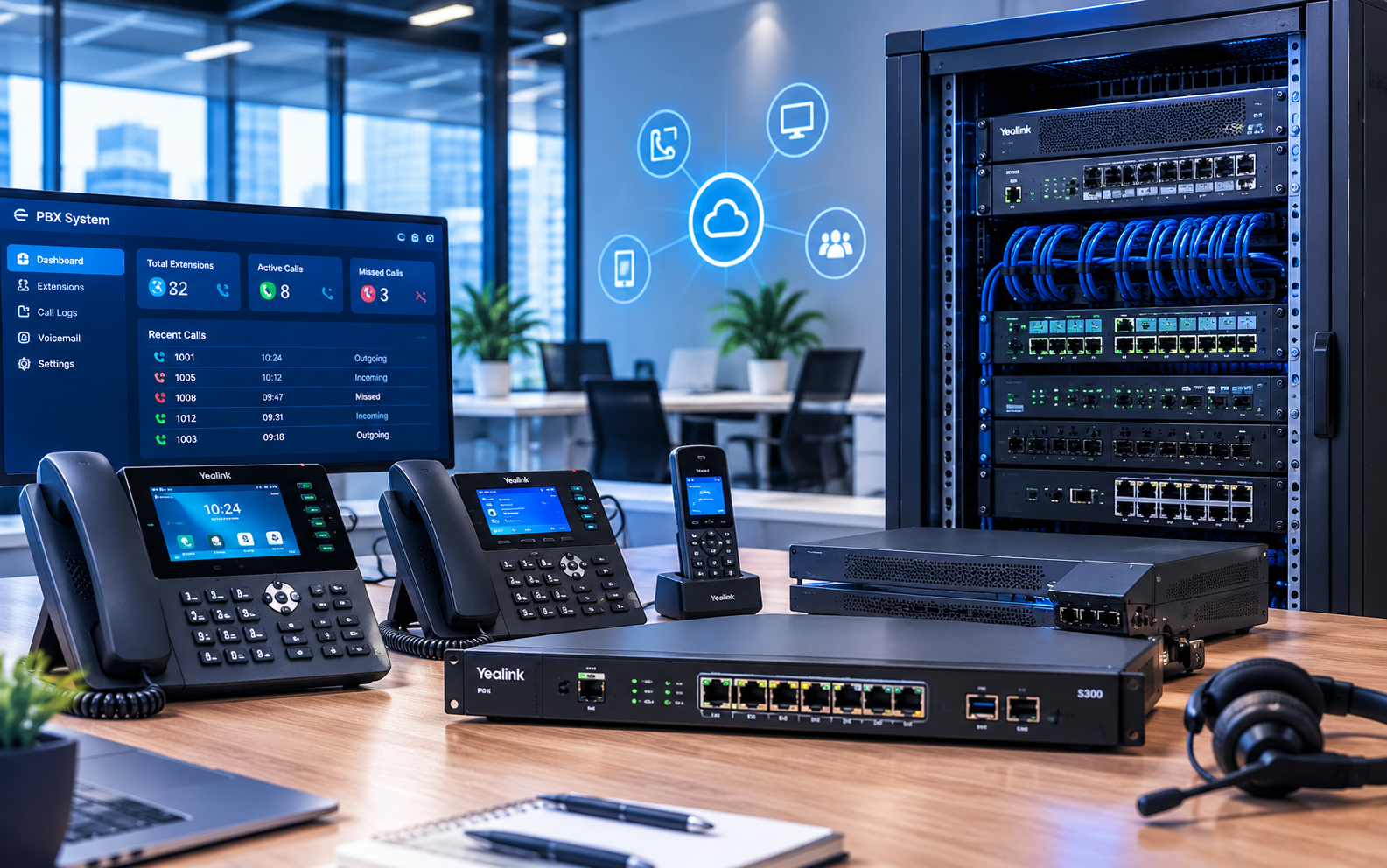 السنترالات وIP Telephony